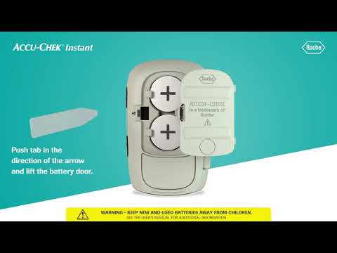 Kako zamijeniti bateriju na Accu-Chek Instant aparatu za mjerenje