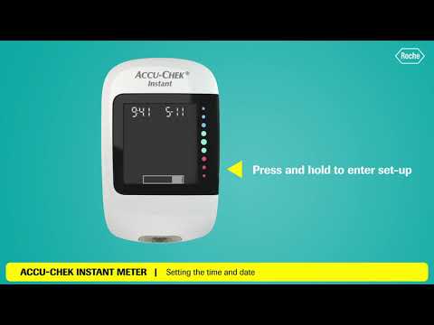 Kako postaviti datum i vrijeme na Accu-Chek Instant aparatu za mjerenje